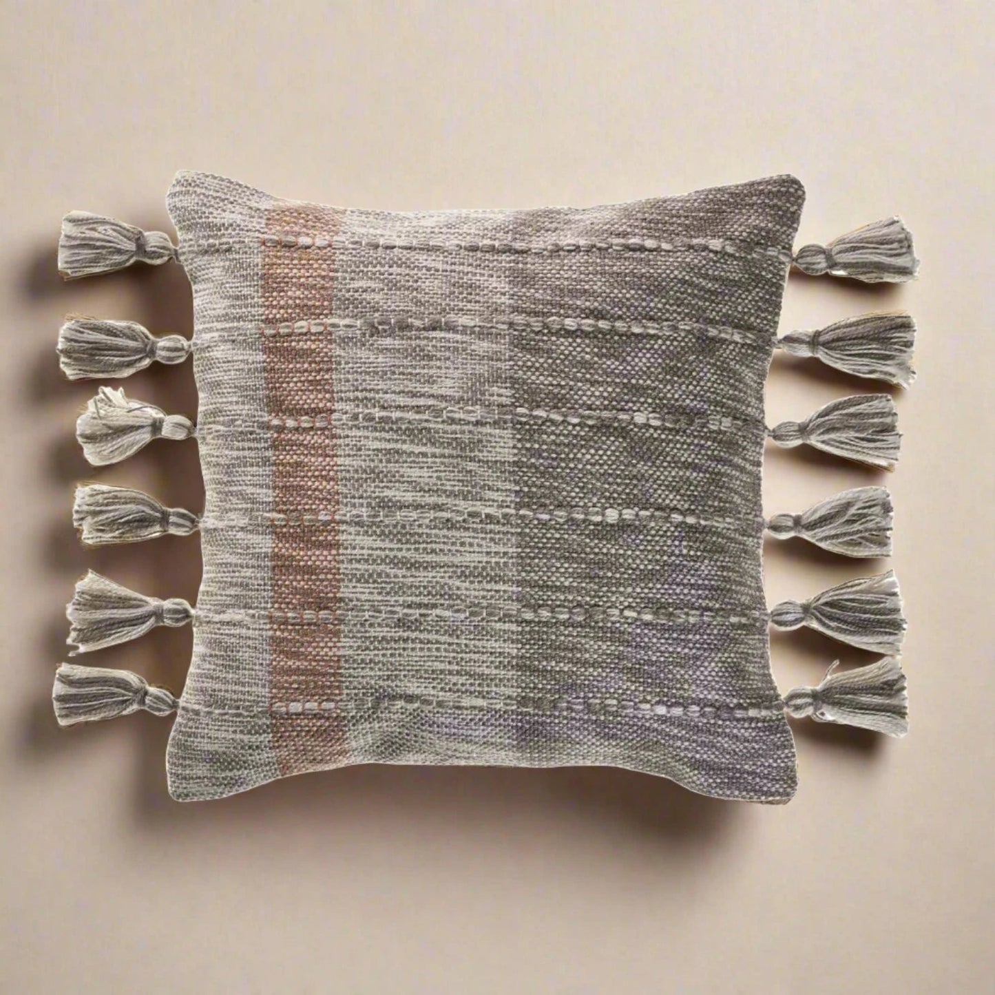 Taos Tasseled Throw Pillow