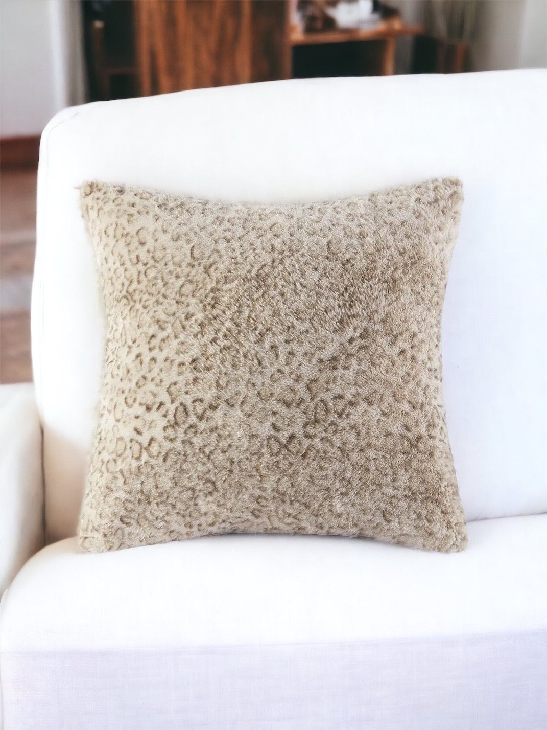 Leopard Throw Pillow