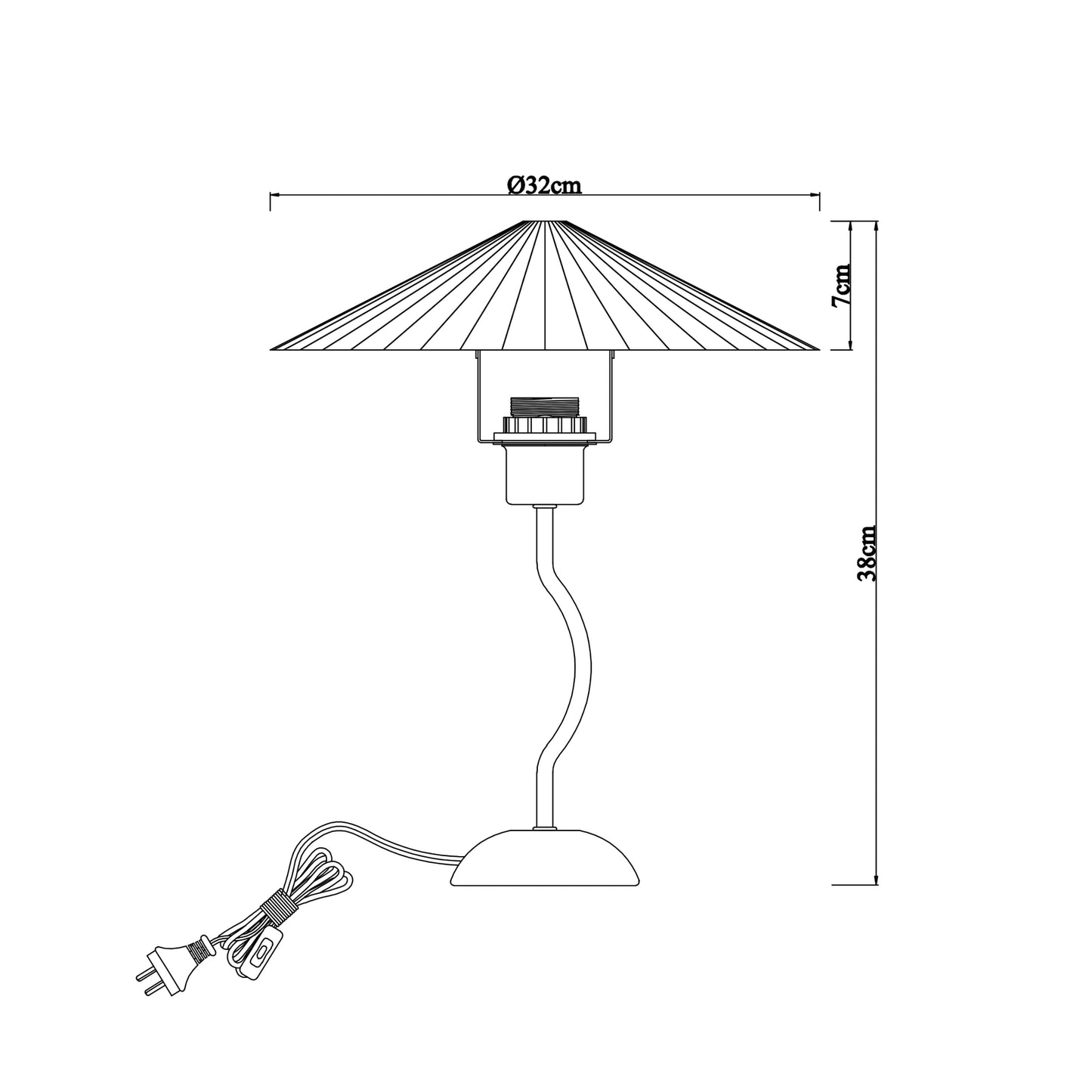 Higasa Lamp - White