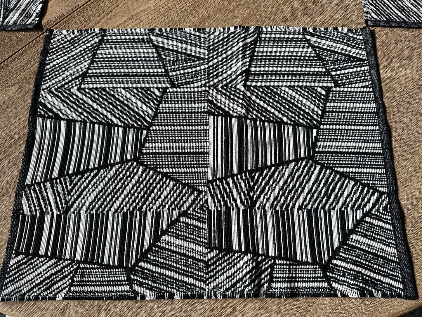 Tribal Geometric Woven Placemats