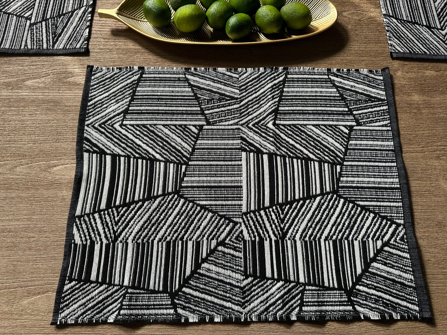 Tribal Geometric Woven Placemats