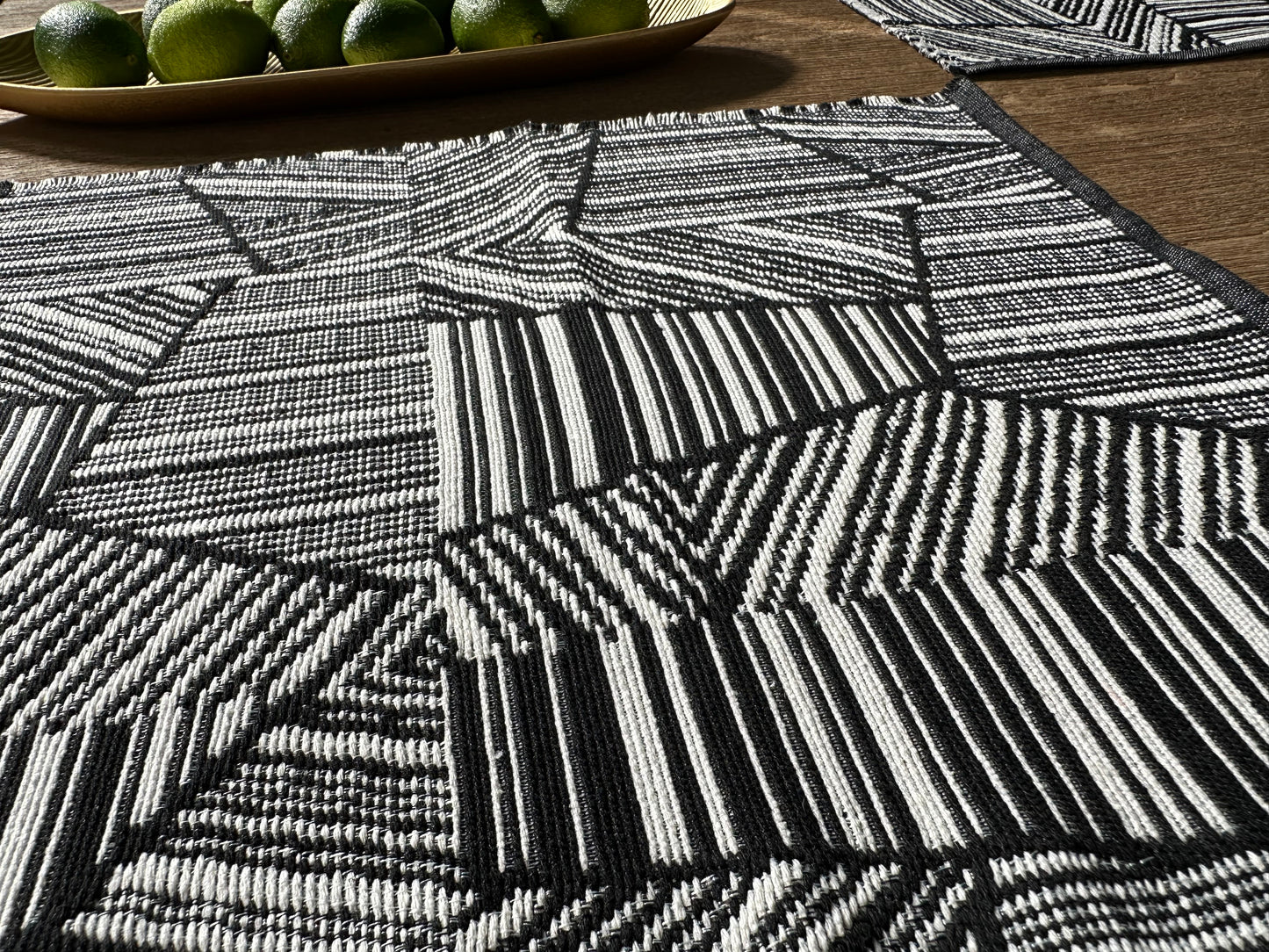 Tribal Geometric Woven Placemats