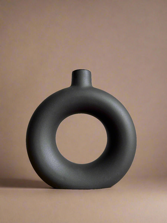 Black Polo Vase - Small