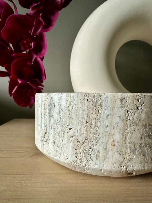 Tivoli Travertine Bowl