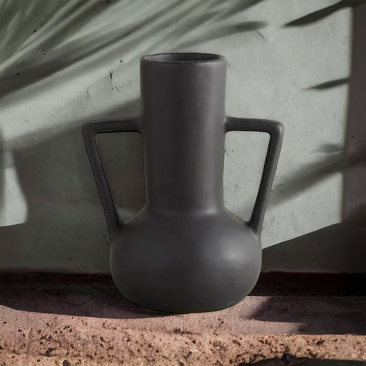 Black Kontempo Vase