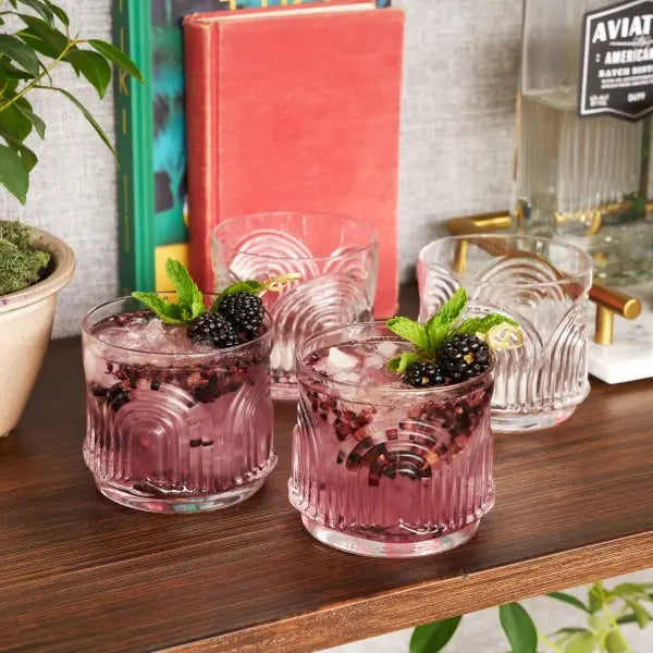 Deco Cocktail Tumbler Set