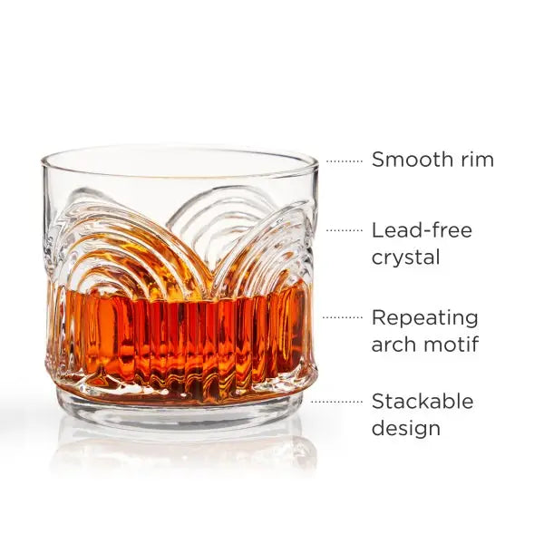 Deco Cocktail Tumbler Set