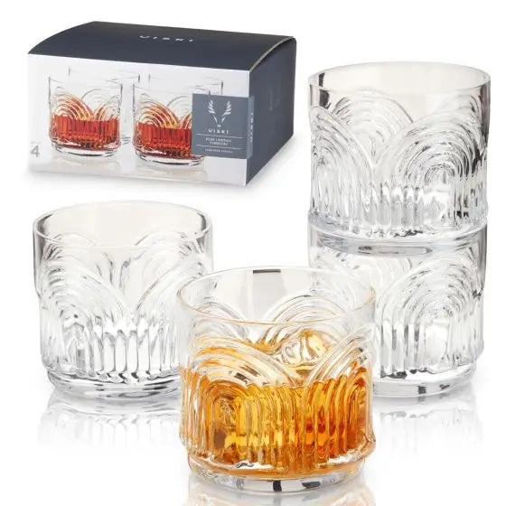 Deco Cocktail Tumbler Set