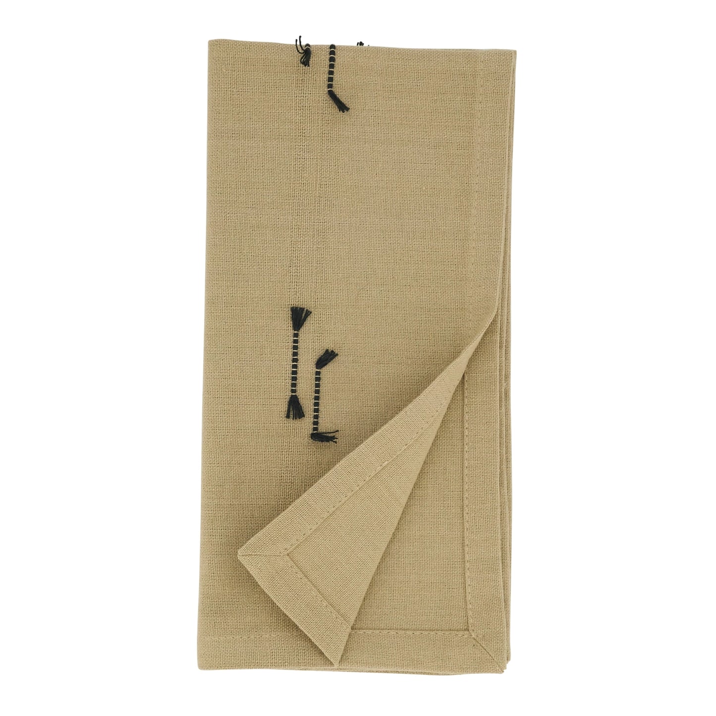 Tan Fringe Line Napkins