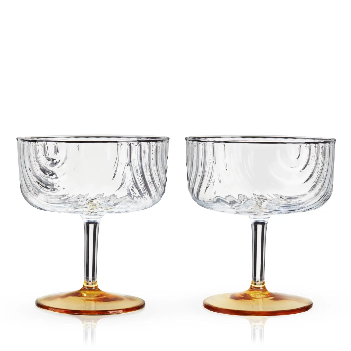 Gatsby Glass Cocktail Coupe Set