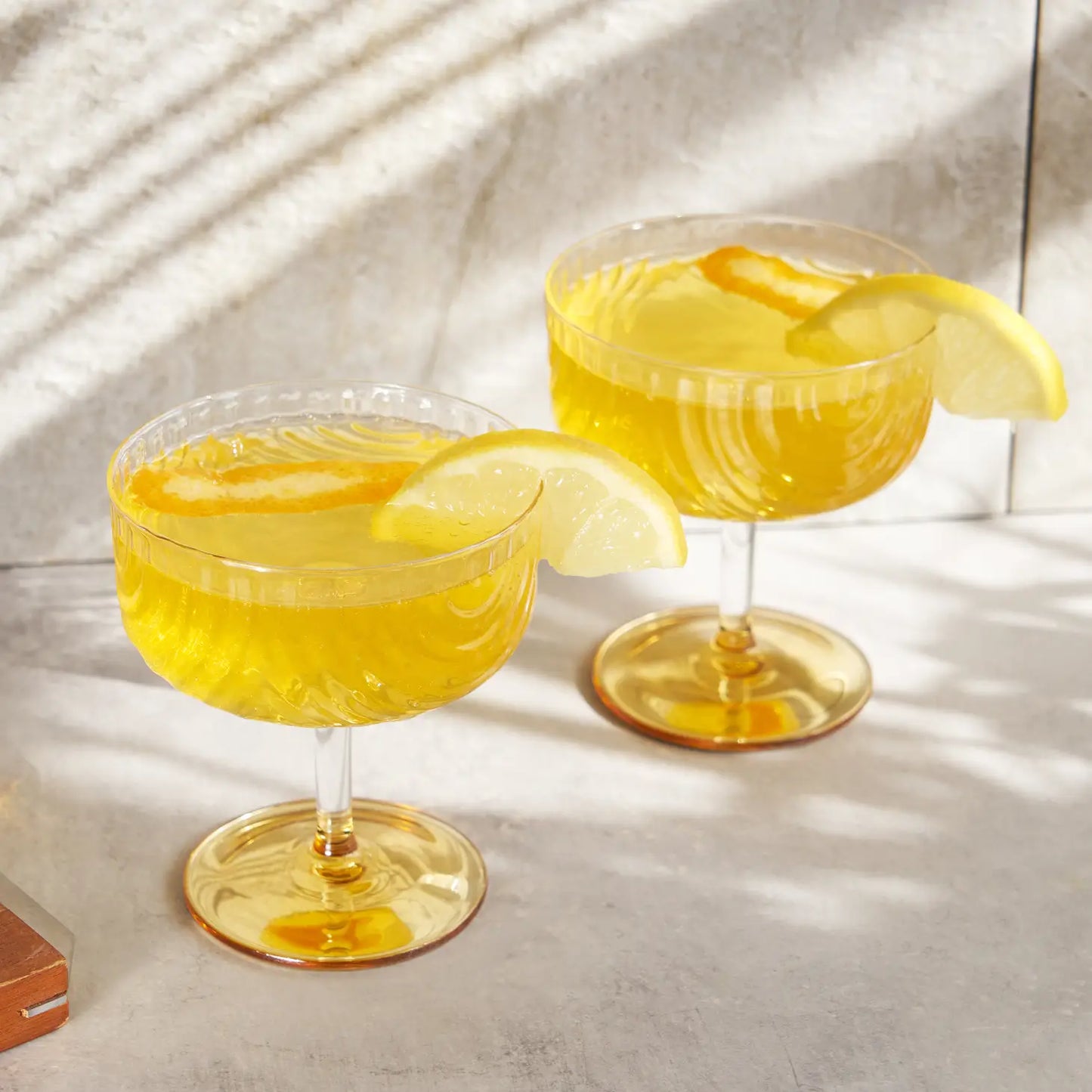 Gatsby Glass Cocktail Coupe Set