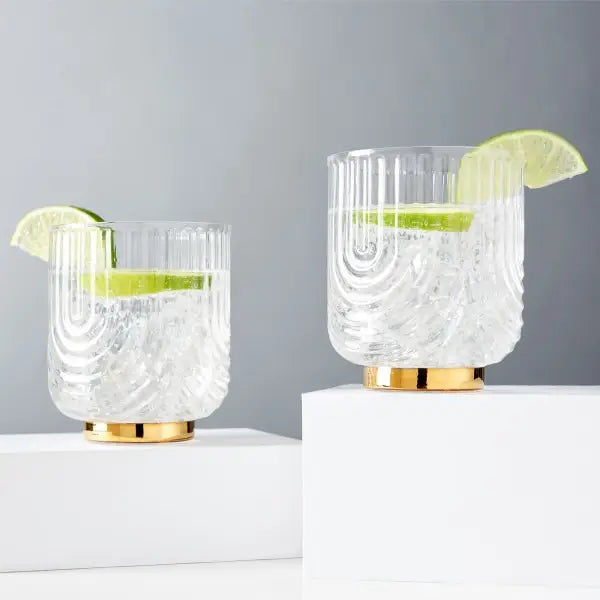 Gatsby Glass Cocktail Tumbler Set