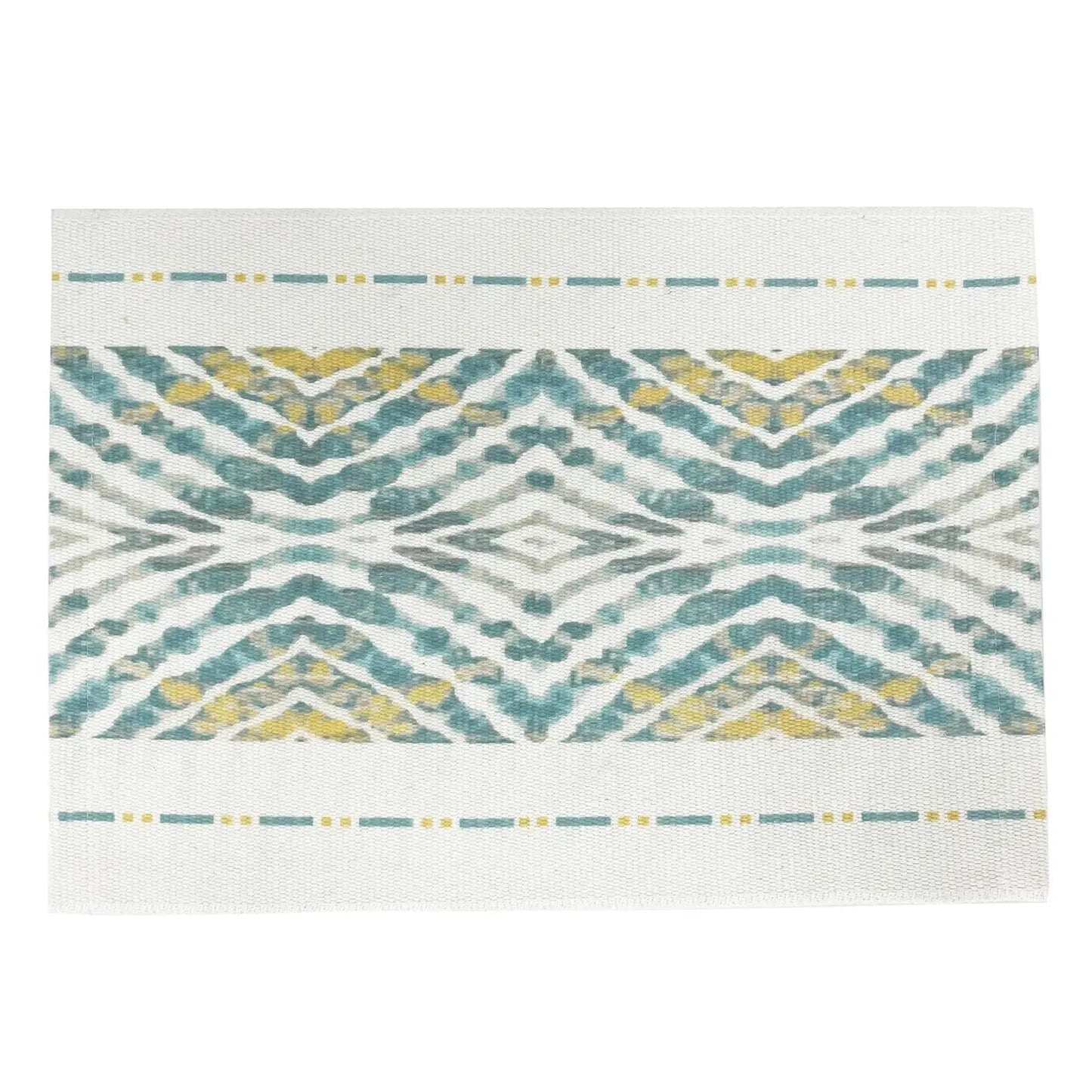 Green Abstract Cotton Placemats