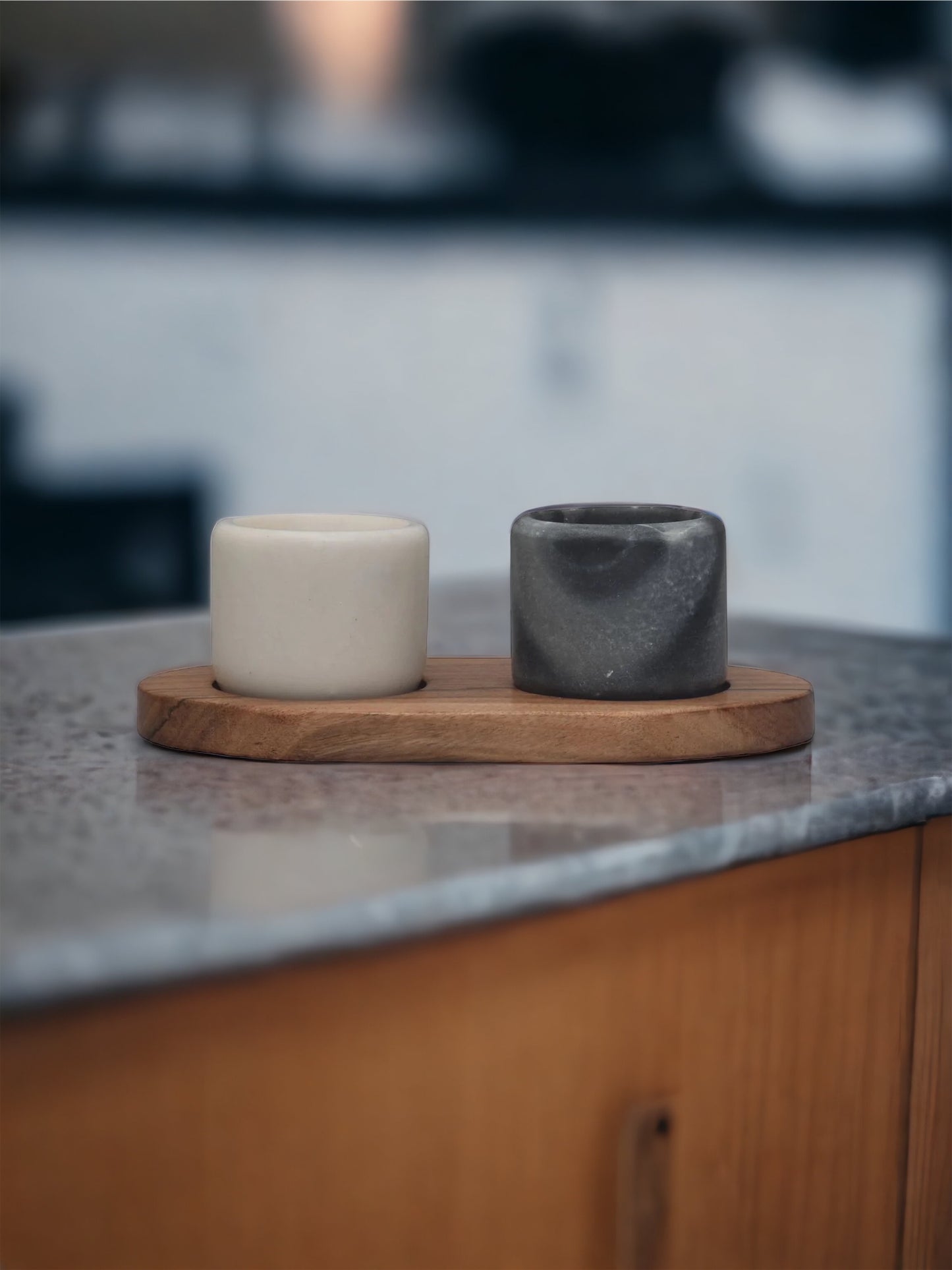 Marble Salt & Pepper Cellars