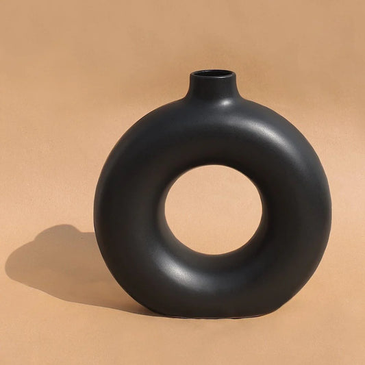 Black Polo Vase - Large