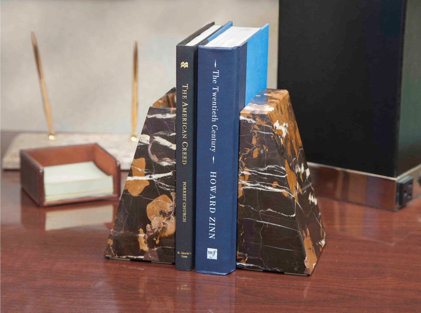 Michelangelo Marble Bookends