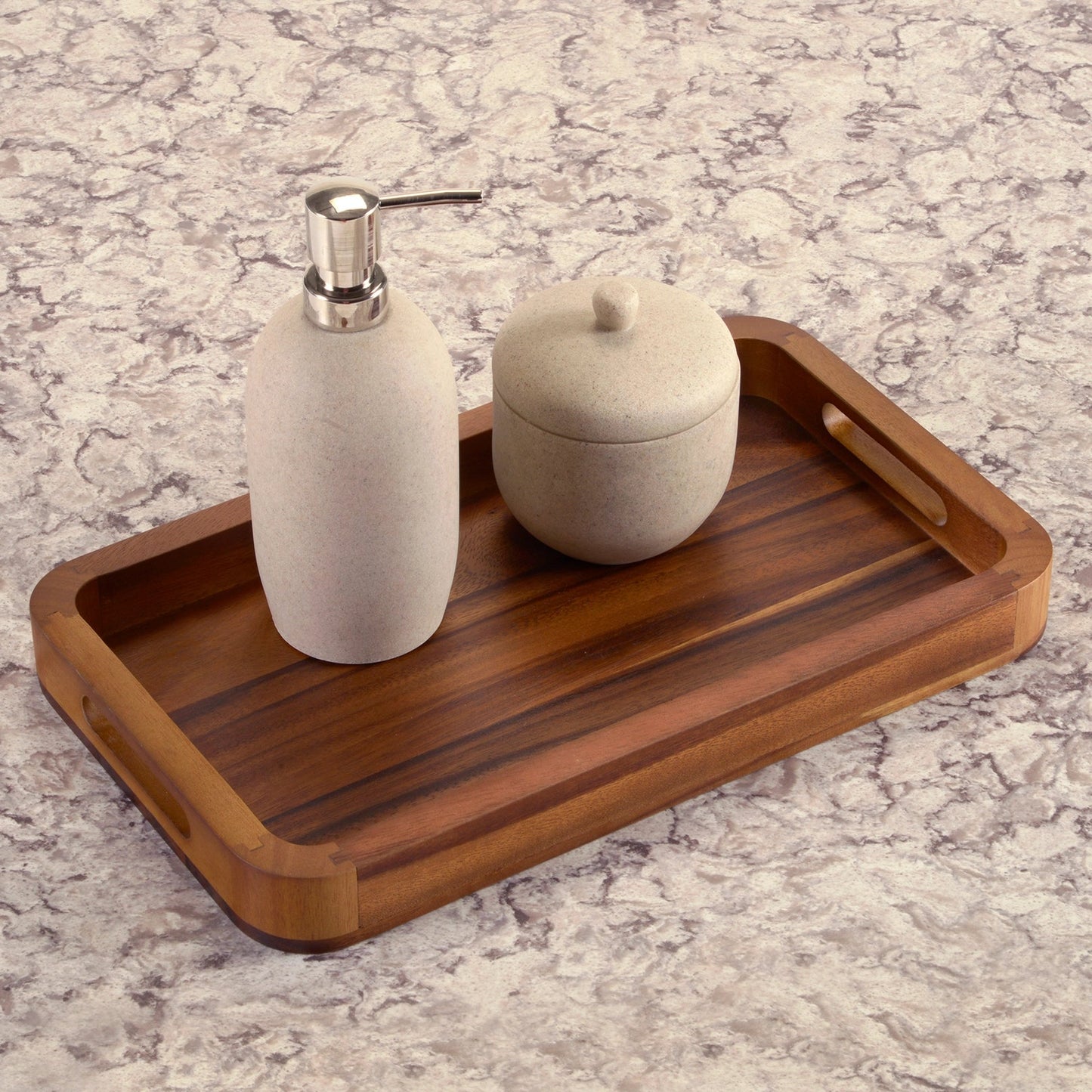 Acacia Rectangle Tray - Small